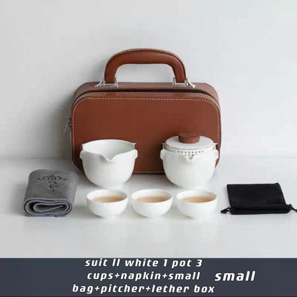 Zen Zhiyu Travel Tea Set - Your Portable Gateway to Tea Bliss - Très Elite
