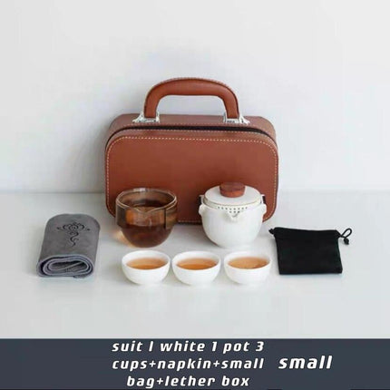 Zen Zhiyu Travel Tea Set - Your Portable Gateway to Tea Bliss - Très Elite
