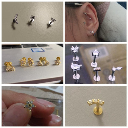 Zircon & Turquoise Sterling Silver Earrings: Stylish Elegance for Any Occasion