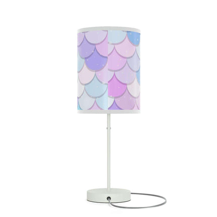 Elegant Customizable Mermaid Steel Base Table Lamp with Unique Printed Shade