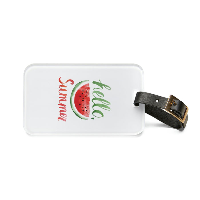 Elite Summer Luggage Tag: Luxury Travel Accessory with Customizable Designs - Travel in Style!