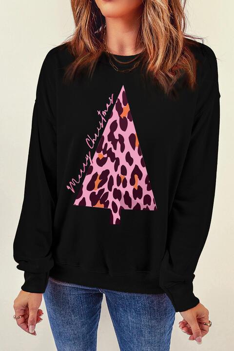MERRY CHRISTMAS Holiday Graphic Sweater