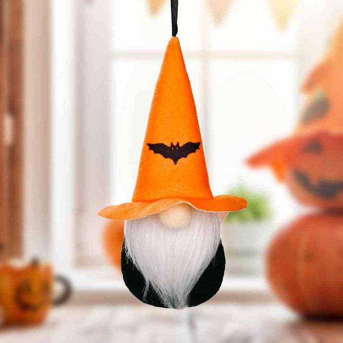 Quirky Pair of Halloween Gnome Hanging Decor with Unique Characteristics
