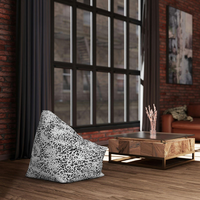 Premium Personalized Leopard Print Bean Bag Chair Slipcover - Durable and Customized