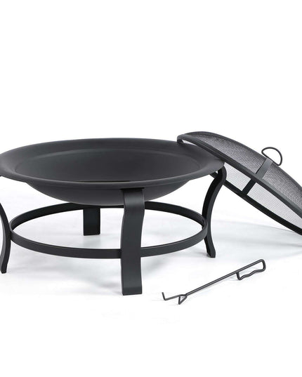 Contemporary Steel Fire Pit for Ultimate Outdoor Enjoyment