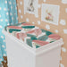 Bold Blooms Customizable Baby Changing Pad Cover for the Modern Nursery