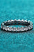 Luxurious Lab-Diamond Eternity Band - Sterling Silver