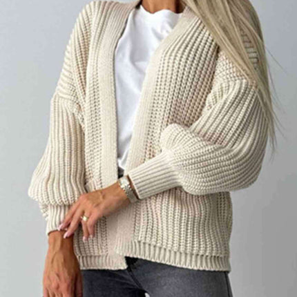 Cozy Luxe Oversized Knit Cardigan with Relaxed Sleeves