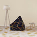 Golden Chain Bean Bag Chair Cover - Personalized Luxury Edition