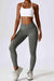 Sporty Slim Fit High-Waisted Athletic Leggings