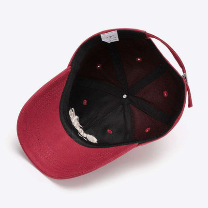 Customizable Cotton Baseball Cap: Trendy Sun Protection with Adjustable Fit