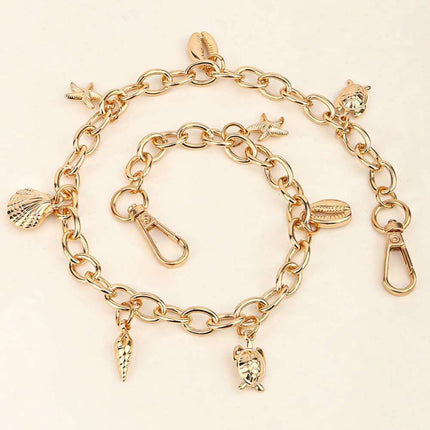 Sleek Iron Chain Belt - Coastal Elegance for Timeless Style