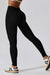 Athletic Leggings with Wide Waistband for Dynamic Workouts