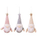 Delightful Pair of Faceless Gnome Hanging Ornaments