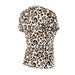 Elegant Leopard Print Women's Tee