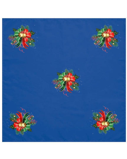 Blue Winter Wonderland Cocktail Napkin Set - Set of 4 for Elegant Table Settings