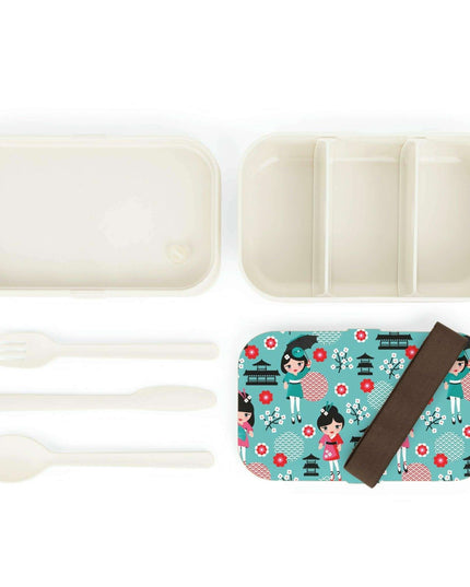 Personalized Sustainable Wooden Bento Lunch Box Set - Elegant Meal Organizer