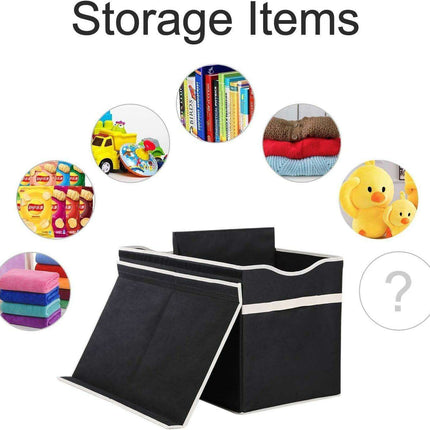 Kid's Space-Saving Collapsible Toy Storage Organizer - Durable and Convenient Solution