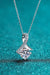 Enchanting Lab-Created Diamond Pendant Necklace with Certificate of Authenticity
