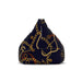 Maison d'Elite Gold Chain Bean Bag Chair Cover - Customizable and Durable