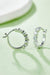 Opulent 1 Carat Lab-Diamond Sterling Silver Earrings: Luxe Edition