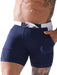Beach-Ready Men's Swim Trunks with Quick-Dry Mesh Lining and Elastic Waist for Water Adventures