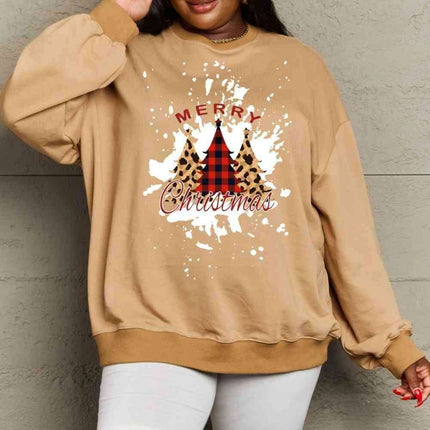 Festive Charm Love Graphic Sweater