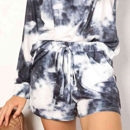 Chic Tie-Dye Lounge Set - Fashionable Comfort Ensemble