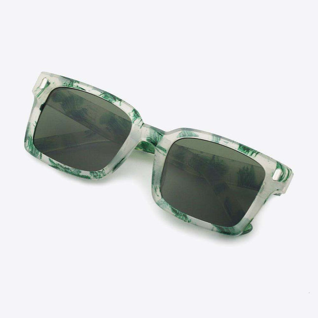 Chic Square UV400 Protective Sunglasses with Durable Polycarbonate Frame