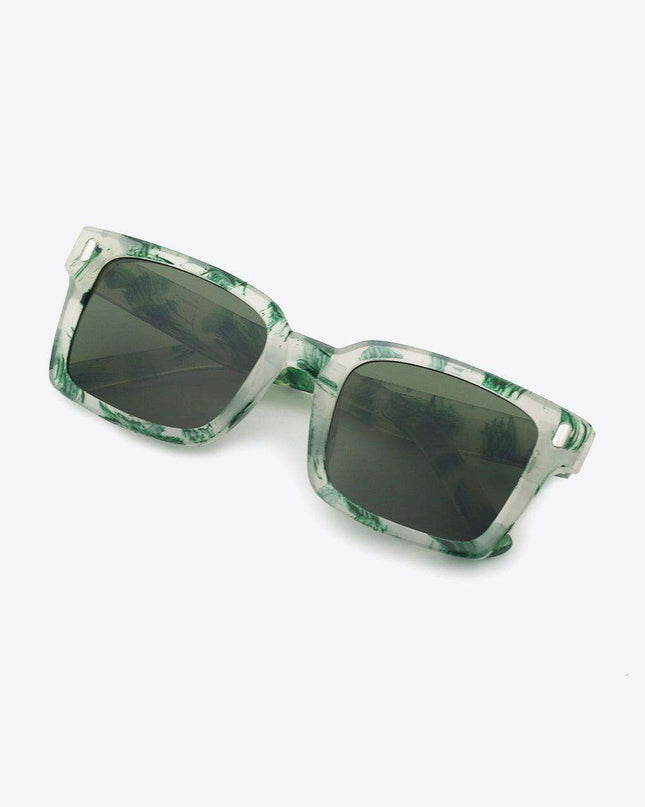Chic Square UV400 Protective Sunglasses with Durable Polycarbonate Frame