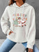 Full Size Waffle-Knit Drawstring Hoodie with Pocket Trendsi
