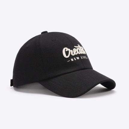 Customizable Cotton Baseball Cap: Trendy Sun Protection with Adjustable Fit