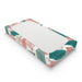 Luxurious Customizable Baby Changing Pad Cover with Modern Bold Floral Design