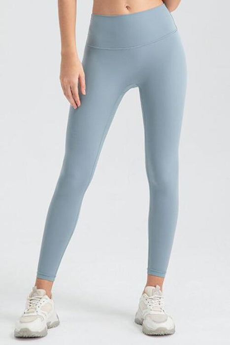 Active Lifestyle Stretch Leggings with Wide Waistband and Super Stretch Fabric