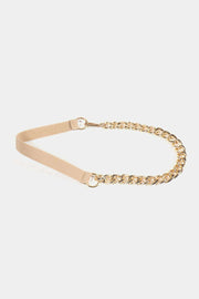 Elegant Allure: The Alloy Chain Elastic Belt for Any Occasion