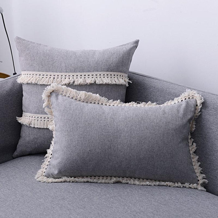 Add Boho Charm to Your Space with Cotton Linen Cushion Covers