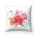 Floral Harmony Reversible Throw Pillow Cover by Maison d'Elite