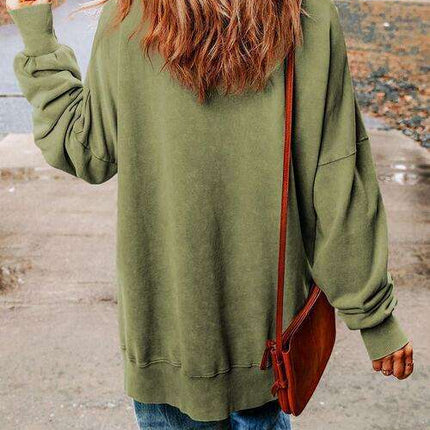 Glistening Peppermint Sequin Pullover