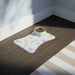 Customizable Pet Feeding Mats with Non-Slip Backing in Bone and Fish Shapes