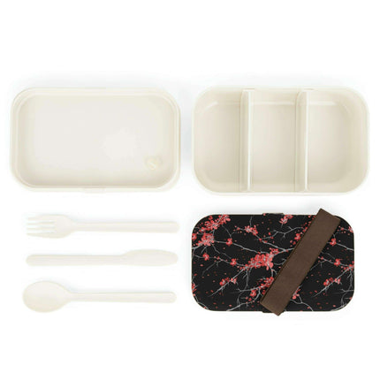 Personalized Eco-Conscious Bento Lunch Box Set with Elegant Wooden Lid and Organizers