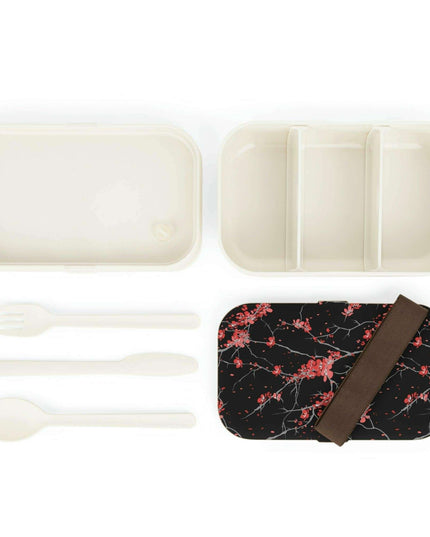 Personalized Eco-Conscious Bento Lunch Box Set with Elegant Wooden Lid and Organizers