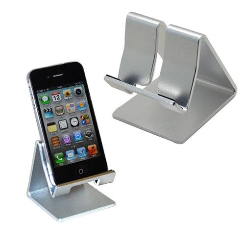3-in-1 Aluminium Desk Organizer for Smartphones and Tablets with Charging Ports