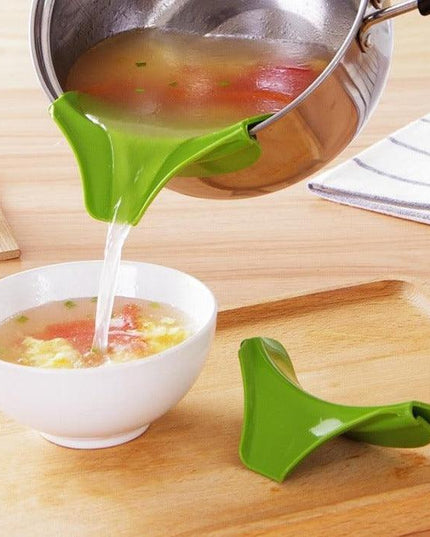 Precision Pour Silicone Funnel with Anti-Spill Design