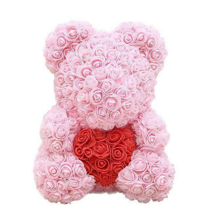 Enchanted Floral Romance: The Ultimate Rose Bear Gift for Cherished Moments