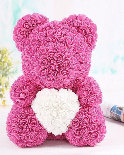 Enchanted Floral Romance: The Ultimate Rose Bear Gift for Cherished Moments