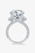 8.6 Carat Moissanite Platinum-Plated Ring Trendsi