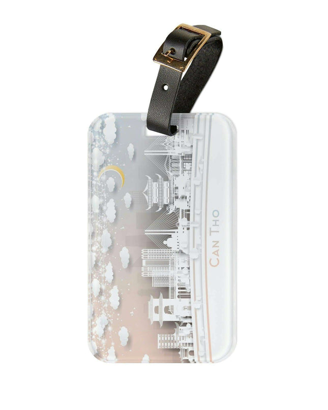 Personalized Luxury Acrylic Luggage Tag Collection: Elevate Your Travel Experience