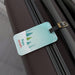 Luxury Holiday Luggage Identifier - Chic Bag Tag with Fine Leather Strap