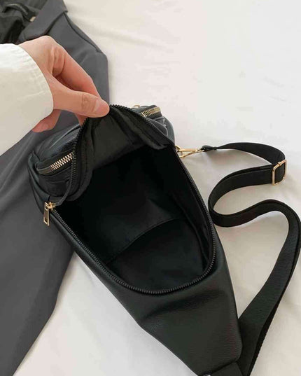 Elegant PU Leather Crossbody Sling Bag