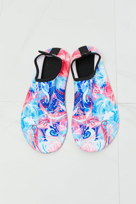 Beach Bliss: Pink and Sky Blue Water Shoes for Aquatic Adventures